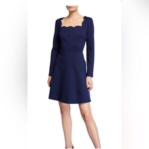Kate Spade Classic Navy Long Sleeve Dress